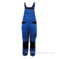 Pantaloni con bretelle blu scuro